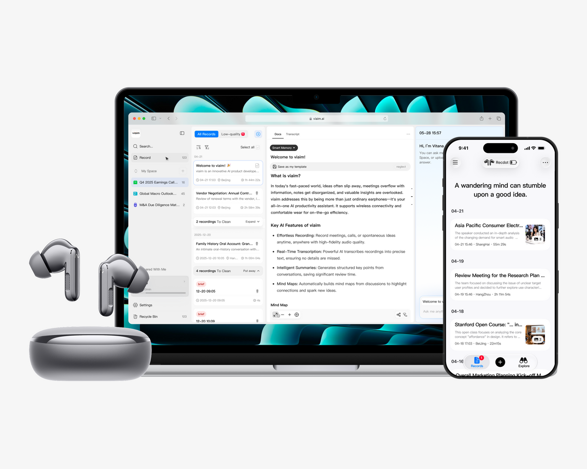 viaim App interface