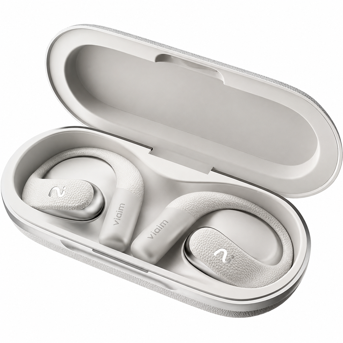 VIAIM OpenNote สีขาว - หูฟังในเคสชาร์จแบบเปิด